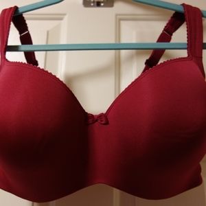 Cacique 40DDD Burgundy color bra